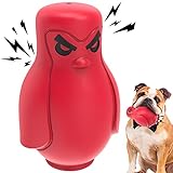 Dog Toys for Squeaky-Loving Dogs, Tough Durable Float Dog Chew Toys Super Sturdy Rubber Chew Ball Interactive for Medium Large Dogs Puppy Chew Toys Non-Toxic Natural Dog Water Toy Pool