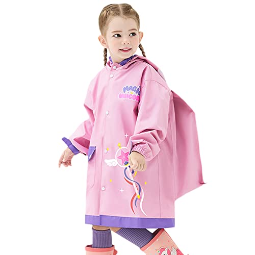 Kids Raincoats For Girls Boys Waterproof Rain Jacket Cartoon Toddler Rain Wear Children Rain Poncho S Size #TOP8
