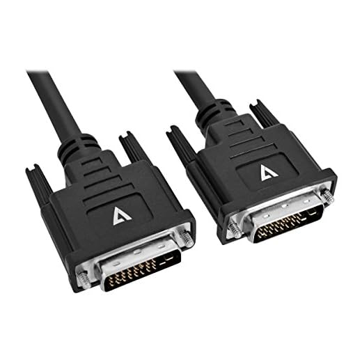V7 V7DVIDVI-5M-BLK-1E DVI-D a DVI-D Cable 5m