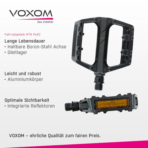 Voxom Trekking PE20 Alluminio del Corpo, 7 mm ASSE...