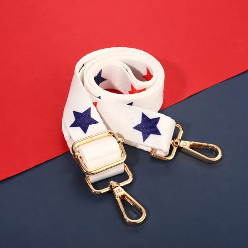 Image of 4th of July Purse for Women Sequin Beaded USA Star Purse American Flag Crossbody Shoulder Bag 4th of July Outfits