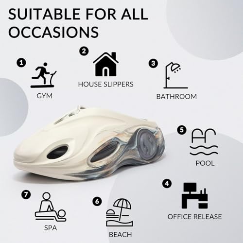 361° AG Whale 2 Recovery slides for men arch support mens slippers for plantar fasciitis relief house shoes orthopedic,Non slip closed toe sandals for shower beach gym,Aaron Gordon basketball slides4