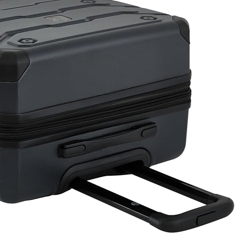 Image of Wrangler ATG Trailway Expandable Hardside Luggage, Jet Black, 22 inch Carry-On