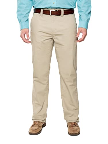 Insect Shield Mens Performance Utility Pants Lightweight Breathable Hiking Pants with Built in Bug Protection Stone 34W x 30L