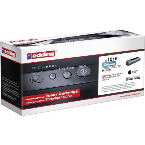Toner EDD-1016 edding Noir remplace Brother TN-325Bk pour imprimante laser