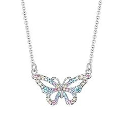 Butterfly Necklace Rainbow