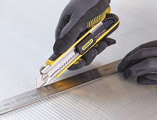 Stanley FatMax Cutter met tijdschrift, 18 mm bladbreedte, 180 mm lengte, roestvrije mesgeleiding, mesaanzet. - Afbeelding 5