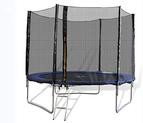 Trampolino elastico a esterno e interno per adulti e bambino, 305 cm+ 305 cm 366cm+ 430 cm con scaletta inclusa