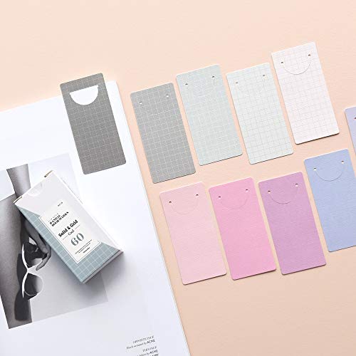 Monolike Bandal Bookmarks Solid & Grid Warm + Cool, 120 Pieces #TOP5