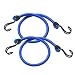 Produktbild Master Lock 3017EURDAT Gummi-Spannseile mit Haken [Set mit 2 Spannseilen] [120 cm langes Spannseil] [Doppelter Invershaken] - Ideal zum Transportieren, Verpacken und Sichern von Lasten