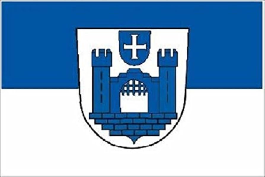 U24 Fahne Stadtlohn 20x30cm - Premium Bootsflagge Polyester