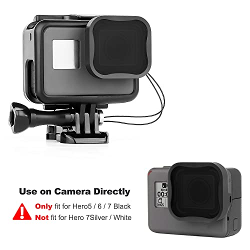 GEPULY 4-Pack Camera Lens Filter CPL ND8 ND16 ND32 Filter for Hero 5/Hero 6/Hero 7 Black - Image 2