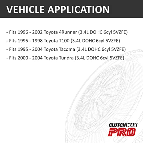 Clutchmaxpro Performance Stage 1 Clutch Disc Plate With Alignment Tool Compatible With 1996-2002 4Runner 1995-1998 T100 1995-2004 Tacoma 2000-2004 Tundra 5Vzfe (Cplc56035R1Deat-16077-St1) #TOP1