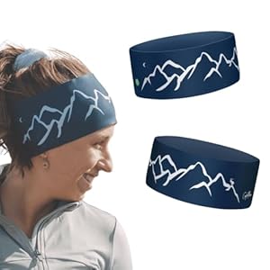 Bergwelten Outdoor Stirnband: Atmungsaktiv & rutschfest | Ideal für Sport, Outdoor & Abenteuer