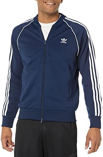 adidas,Mens,SUPERSTAR TRACK TOP,NIGHT INDIGO/WHITE,Large - 2