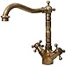 Retro robinet de cuisine Mélangeur antique laiton
