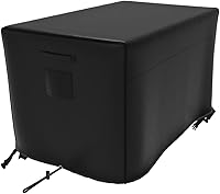 Vista 2 de Atyard Cubierta rectangular para hoguera de gas de 42 x 24 x 24 pulgadas, impermeable, resistente al viento, anti-UV, para muebles de patio