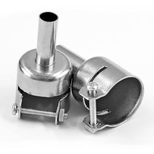Image of Serplex 8Pcs Hot Air Gun Nozzles 3-12mm Diameter Conical Nozzles Stainless Steel Heat Resistant Universal Adjustable Conical Nozzles for Hot Air Gun