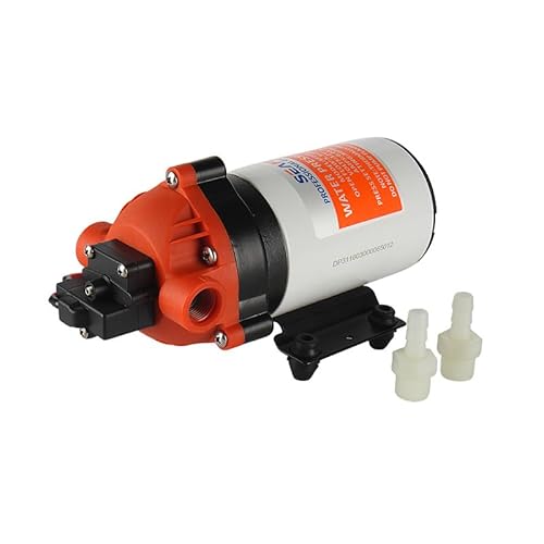 SEAFLO 12V 1.5 GPM 200 PSI 31-Series DC Diaphragm Pump – Self-Priming High-Pressure Water Pump for RVs, Boats, Agriculture, and Cleaning – Quiet Operation, Run-Dry Safe, Built-In Pressure Switch