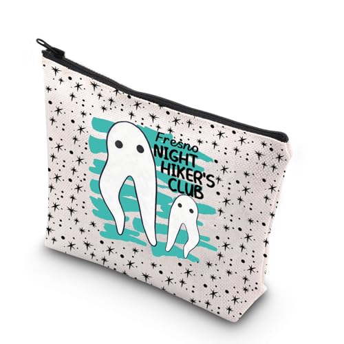 JNIAP Fresno Nightcrawler Makeup Bag Fresno Nightcrawler Gifts Fresno Night Hiker's Club Gifts Cryptid Cryptozoology Zipper Pouch (Fresno mb)