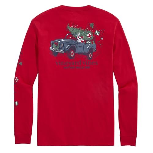 vineyard vines Men's Ho Hold on Long-Sleeve Tee