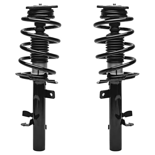 Image of Detroit Axle - 4pc Struts Shock Absorbers Kit for 14-19 Ford Escape, 2 Front Struts w /Coil Spring 2 Rear Shocks Absorbers 2014 2015 2016 2017 2018 2019 Replacement Suspension