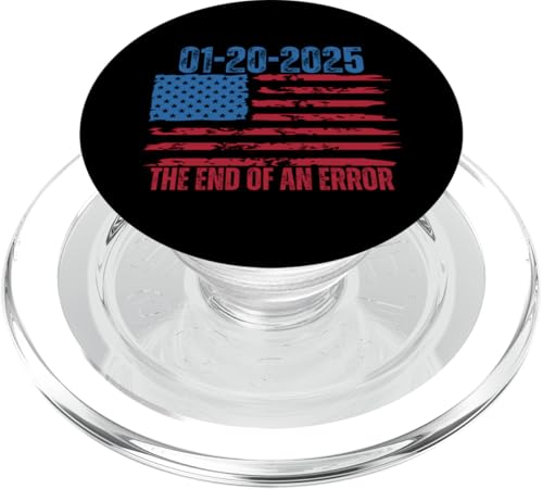 Bandera del Día de la Inauguración de Trump 2025 PopSockets PopGrip para MagSafe