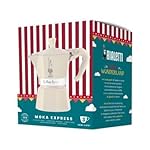 Bialetti Moka Express Iconic Italian Stovetop Espresso Maker (Winter white, 3 Cups) - Image 2