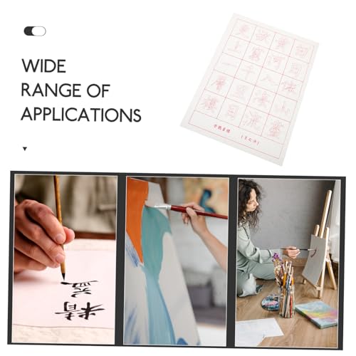 Tofficu 90 Folhas Papel Para Prática De Caligrafia Papel De Cópia Caderno De Caligrafia Ferramenta D