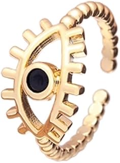 Anillos de plata de moda Anillos abiertos para mujeres Joyas de fiesta de anillo ajustable Anillos de plata para mujeres (color de piedra principal: azul claro)