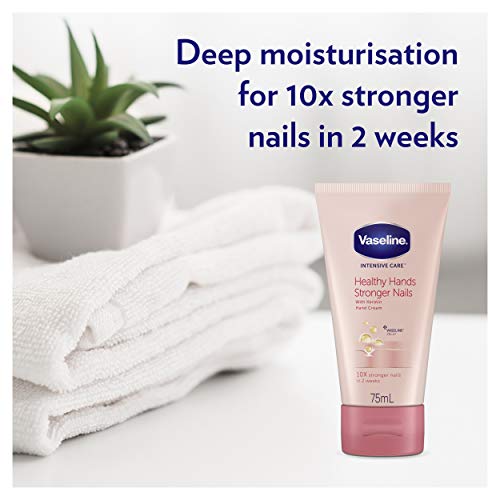 Image of Vaseline Healthy Hands and Stronger Nails Hand Cream 75 ml - Pack of 3