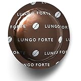 Real Coffee Nespresso Professional® Compatible Capsules - 50 capsules Lungo Forte 'Botticelli' - Compatible pour les machines PRO - Intensité 12/12 - Certifié Rainforest Alliance