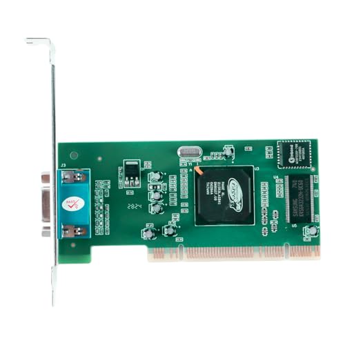 Orivin Scheda Grafica PCI VGA Da 8 MB E 32 Bit, Scheda Video a Basso Profilo, Accessori Per Computer Multi-display Per PC Desktop Compatibili Con ATI Rage XL