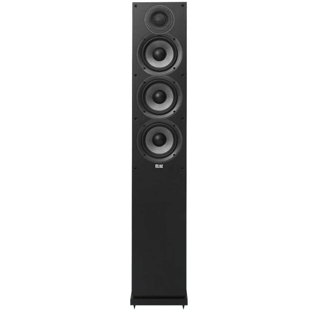 ELAC Debut 2.0 - Altoparlante da terra F5.2, scatola per riproduzione musicale tramite impianto stereo, sistema audio surround 5.1, suono eccellente e design di alta qualità, altoparlante a 3 vie,