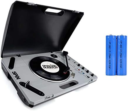 Reloop SPIN Portable Turntable w/FREE Batteries and Battle Record Included