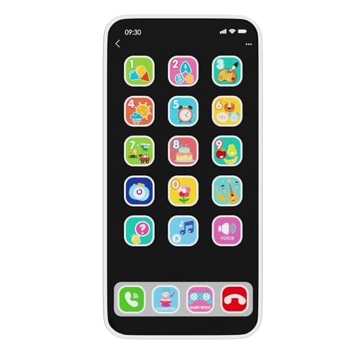 Toy Learning Play Cell Phone with 6 Modes and Dazzling Lights Interactive Toy for Toddler Baby Kids Boys Girls