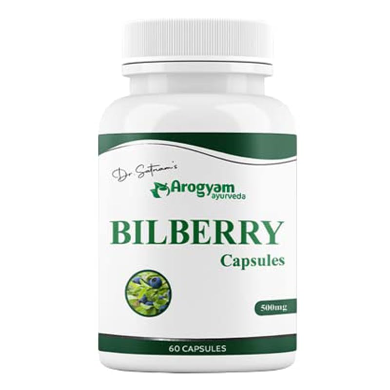 Bilberry Capsules 500mg (60 Capsules) for Eye Health-image-21