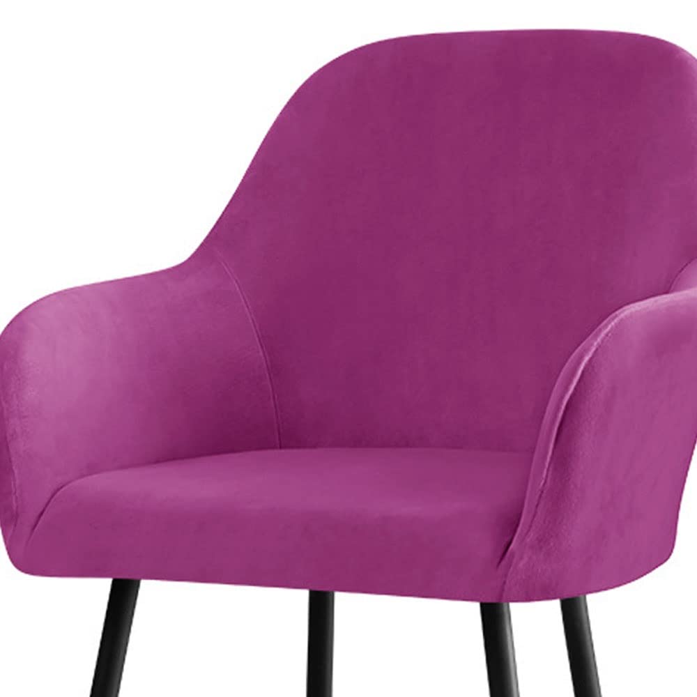 Cubiertas De Sillas para Comedor Estilo Nordico Fundas para Sillas Comedor Terciopelo con Brazos 4/2PCS Escandinavo Butacas Sillón Fundas Sillas Oficina Cocina Chair Covers (Color : 19#, Size : 2pcs