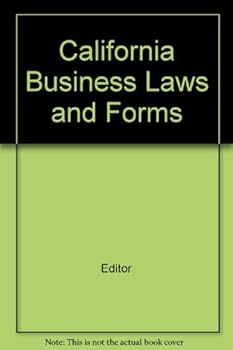 Hardcover California Business Laws and Forms Book