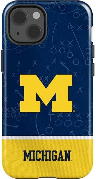 Skinit Impact Phone Case Compatible with iPhone 13 - Officially Licensed University of Michigan Wolverines M Design