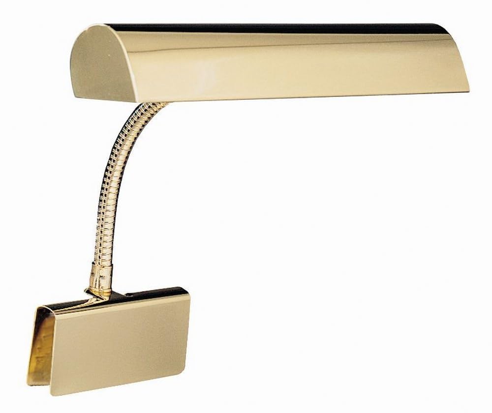 House of Troy GP14-61 Grand Piano 14" Portable Lamp, Polished Brass