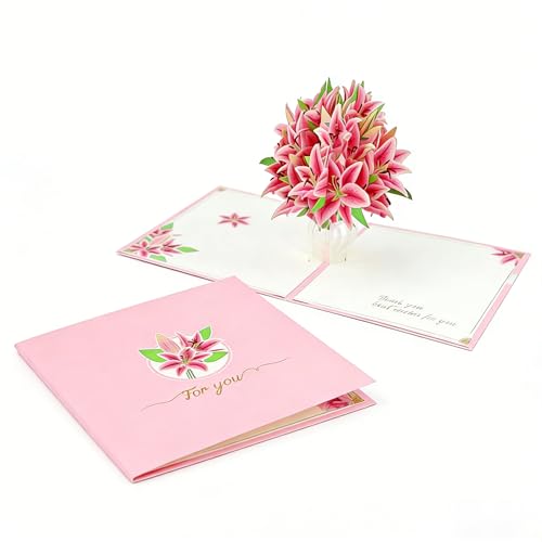 BKOQF Paper Lily Pop-Up Bouquet