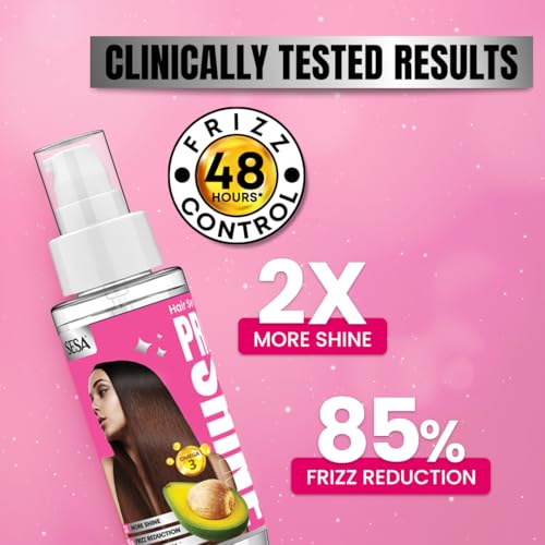 Image of SESA Pro Shine Hair Serum 45 ml | Frizz Control | Smooth & Shiny Hair | Omega 3 & Avocado | For Dry & Rough Hair