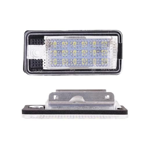 Plafones luces LED matrícula para viajes nocturnos seguros en Audi A3 8P y Q7 4