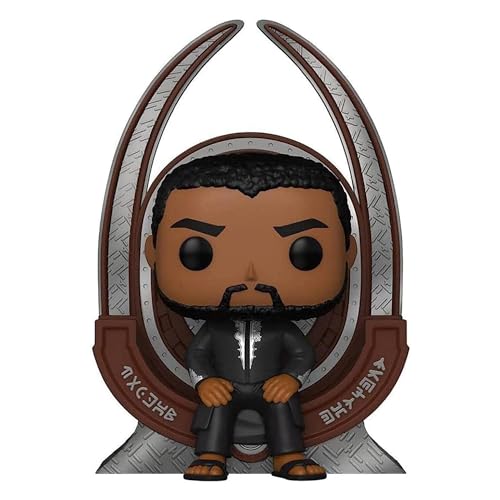 {Funko Pop Marvel Exclusive Funko Funko Pop! Deluxe Marvel: Black Panther Legacy S1 - T’Challa on Throne (Special Edition) #1113 Vinyl Figure