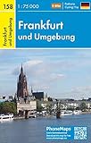  Frankfurt und Umgebung, Radkarte 1 : 75 000
