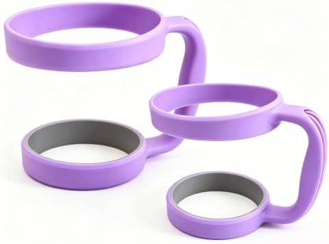 DanziX Tumbler Handle for 30oz Tumblers,2-Pack Cup Handles,Purple image 4