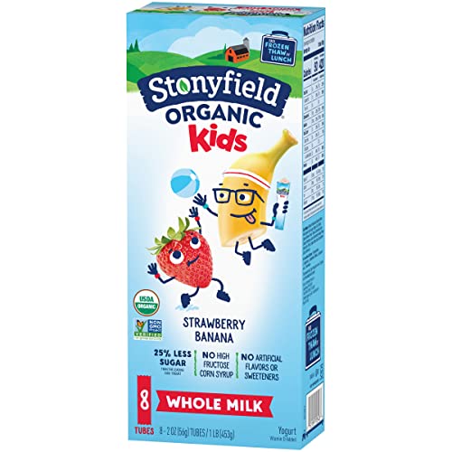 Reviews for Stonyfield Organic Kids Strawberry Banana Whole Milk Yogurt