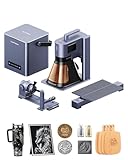 LaserPecker LP5 Smart Dual 20W Fiber + Diode Laser Engraver Cutter with Rotary Extension, Slide Extension & Air Purifier, 3D Embossing, Color Engraving, Ideal for On-site Customization