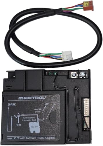 GIZMO TECH PARTS Maxitrol GV60 G6R-R3AM Control Module Receiver with Wire Harness (Empire, RH Peterson, Real Fyre, Valor) OEM
